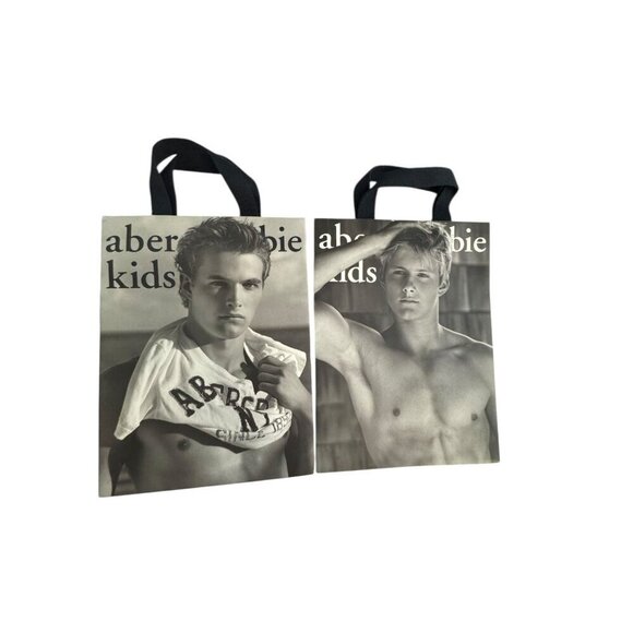 abercrombie Other - Abercrombie Kids Shopping Bag Vintage Y2K photographed by Bruce Weber lot of 2